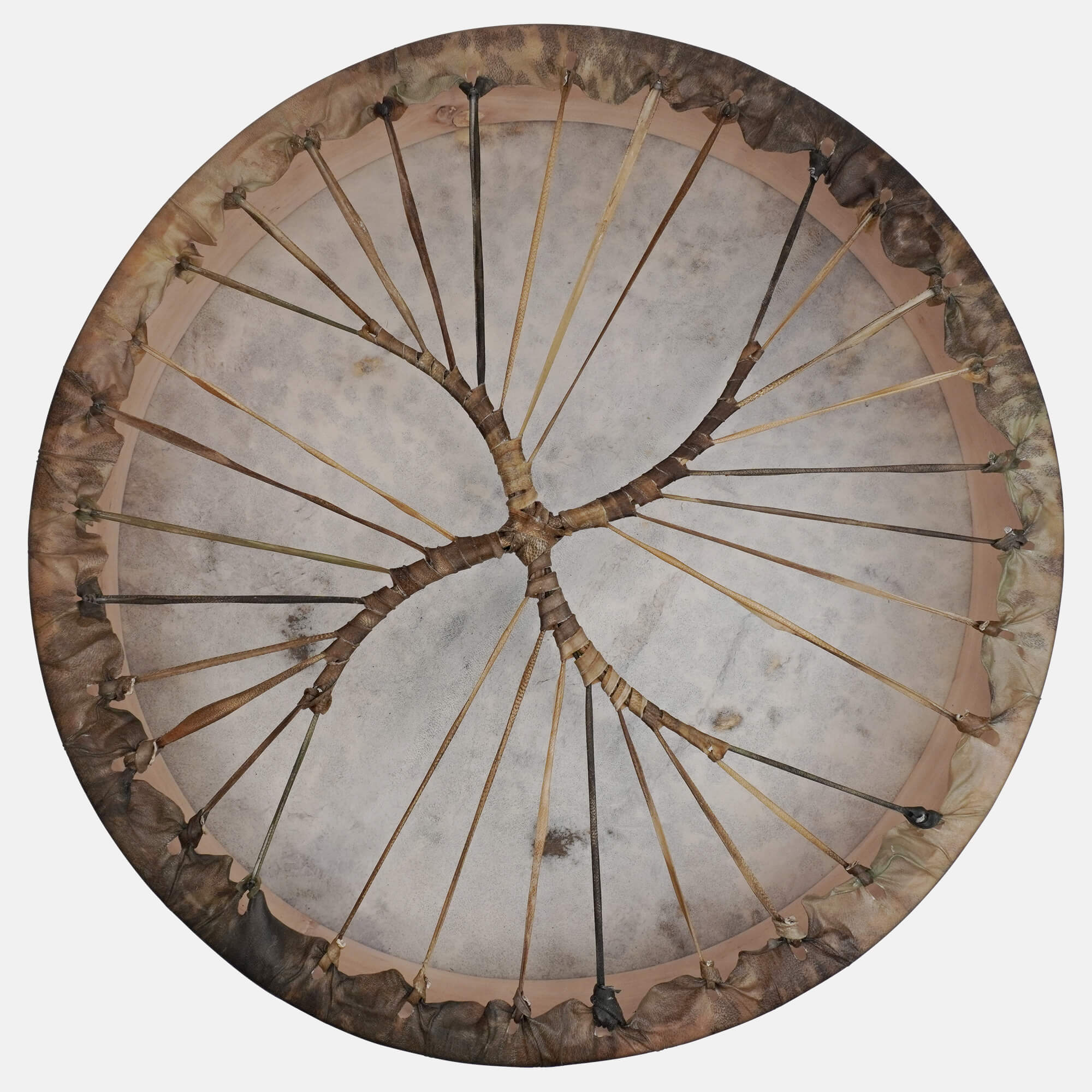 Schamanentrommel Groß, 45cm Ø Naturfell, inkl. Klöppel - Percalada